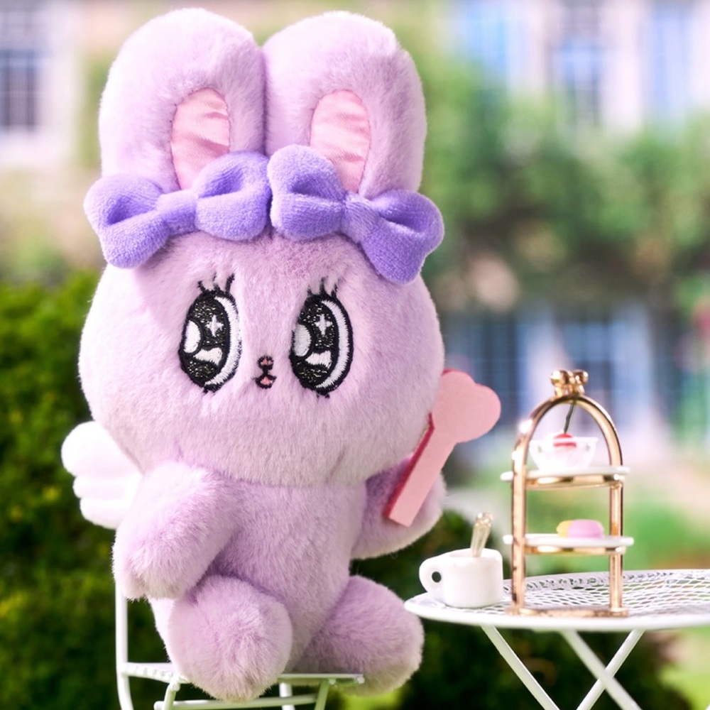 Esther Bunny Sweet Date Plush Keychain!